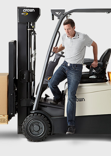 SC Series forklift provides easy entry/exit