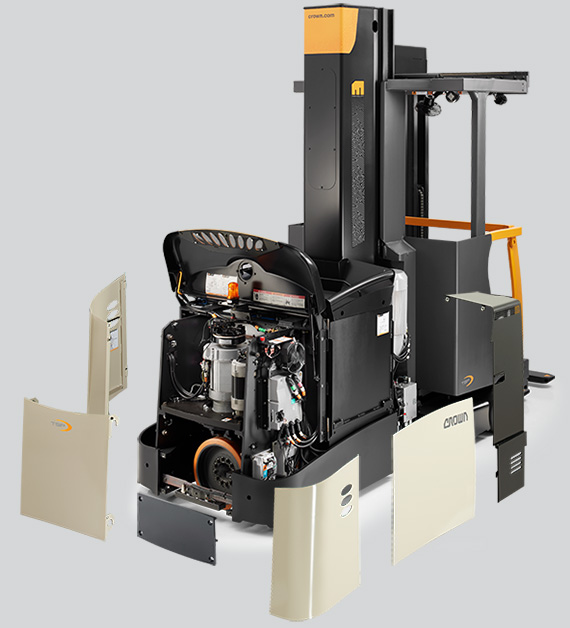 the TSP VNA truck is designed for maximum uptime