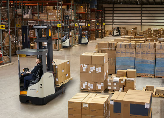 Reach Truck Transport Application