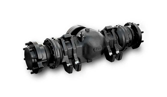 C-G Series one-piece cast iron axle housing and oil-cooled disc brakes