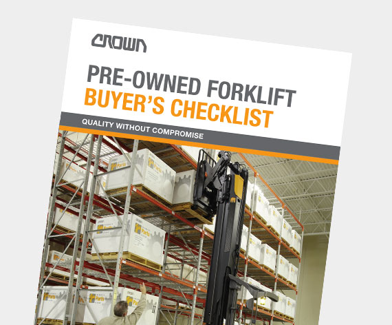 Crown used forklift inventory