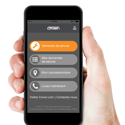 Application Crown pour demandes d'entretien